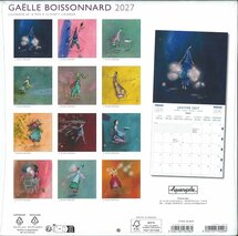 CAL25405 kalender 2026-2027 gaelle boissonnard - blauw - 16 maanden