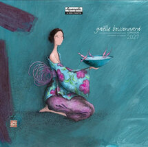 CAL25455 kleine kalender 2026-2027 gaelle boissonnard - blauw - 16 maanden