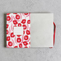 VOL3 - luxe notitieboek A5 (14,8 x 21 cm) - papaver