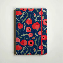 VOL3 - luxe notitieboek A5 (14,8 x 21 cm) - papaver