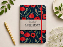 VOL3 - luxe notitieboek A5 (14,8 x 21 cm) - papaver