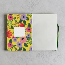 VOL4 - luxe notitieboek A5 (14,8 x 21 cm) - bloemen