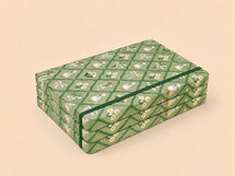 VOL7 - luxe notitieboek A5 (14,8 x 21 cm) - eend en bloemen