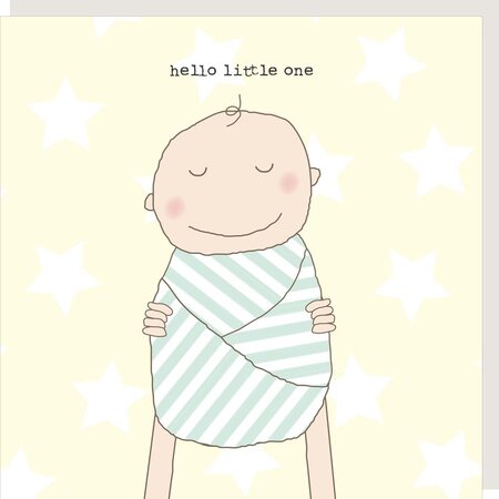 GF420 – rosiemadeathing wenskaart Gin & Frolics - hello baby