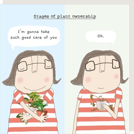 BB065 – Rosie made a thing wenskaart - plant ownership