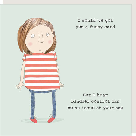 GF562 – Rosie made a thing wenskaart - bladder