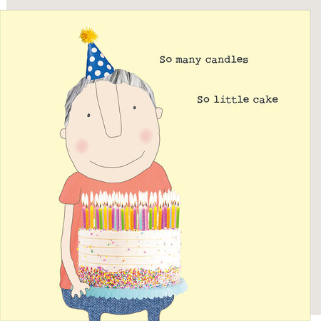 GF575 – Rosie made a thing wenskaart - candles