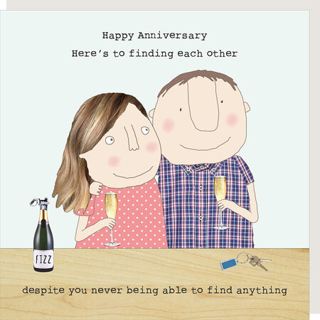 GF589 – Rosie made a thing wenskaart - finding you