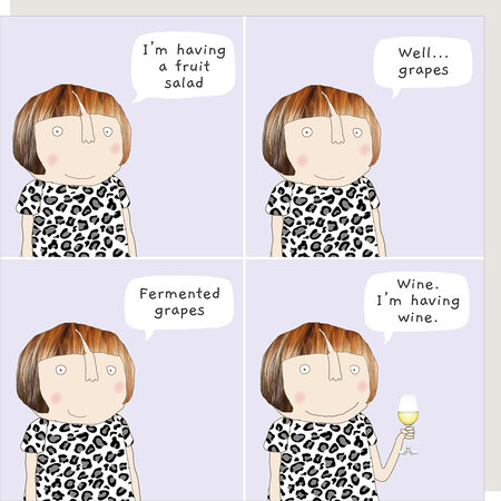 BB072 – Rosie made a thing wenskaart - fruit salad