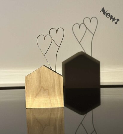 Sculptuur Laurent Trébout - liefdeshuis - maison d'amour