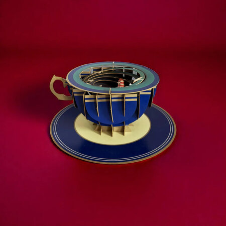 TEA005 a Cup of Tea kaart - vuurtoren