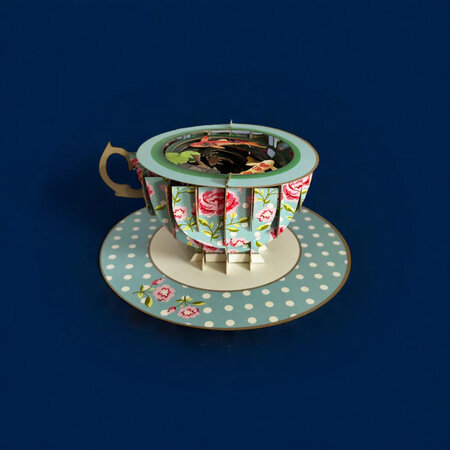 TEA006 a Cup of Tea kaart - koi karper