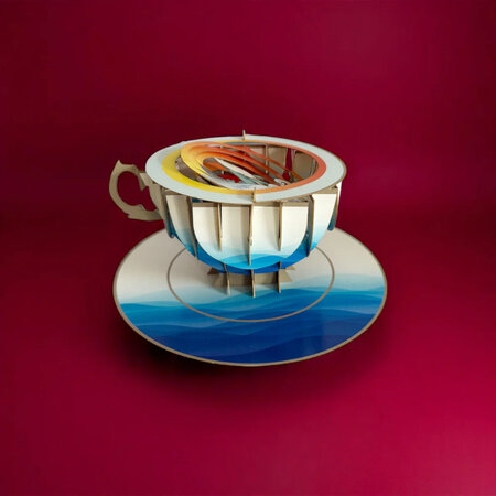 TEA008 a Cup of Tea kaart - walvis