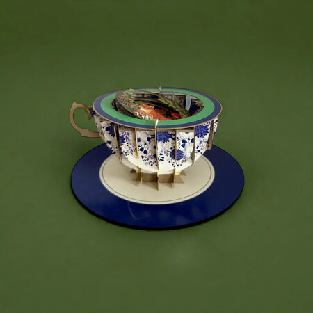TEA013 a Cup of Tea kaart - vos