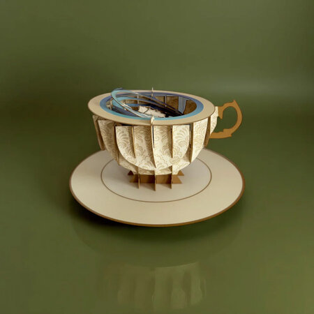 TEA016 a Cup of Tea kaart - zeilboot