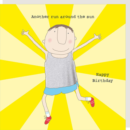 GF596 – Rosie made a thing wenskaart - around the sun