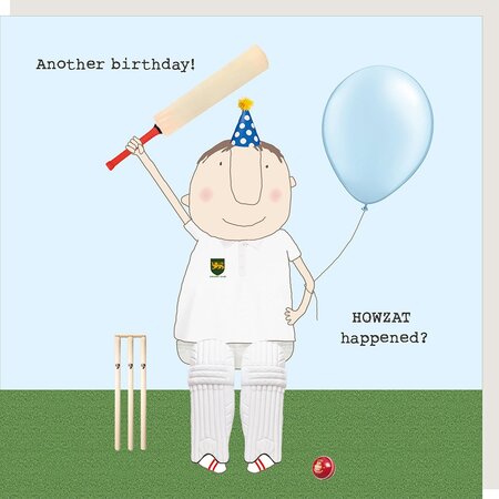 GF598 – Rosie made a thing wenskaart - howzat happened