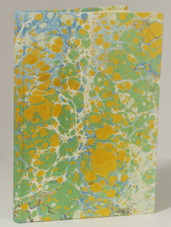 Luxe notitieboek gemarmerde omslag - 12x17 cm - design Q16