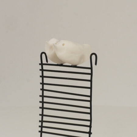 Sculptuur Laurent Trébout - laten we de tijd nemen - prenons le temps