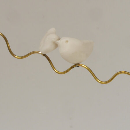 Sculptuur Laurent Trébout - gouden boom - arbre d'or