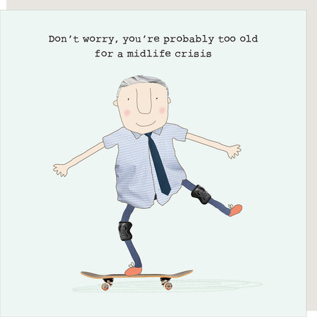 GF578 – Rosie made a thing wenskaart - midlife crisis