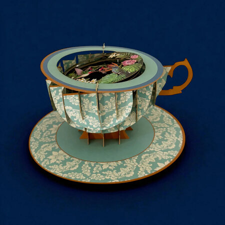 TEA017 a Cup of Tea kaart - kolibries