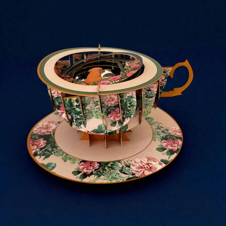 TEA018 a Cup of Tea kaart - honden