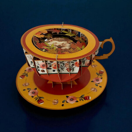 TEA020 a Cup of Tea kaart - egel
