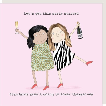 GF601 – Rosie made a thing wenskaart - party