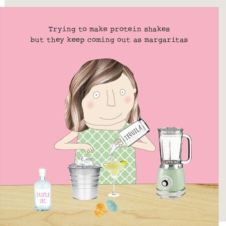 GF603 – Rosie made a thing wenskaart - margarita's