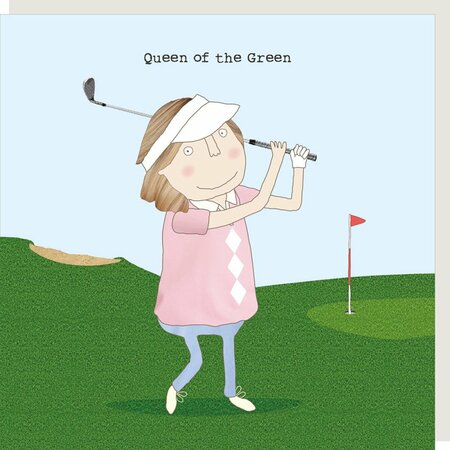 GF604 – Rosie made a thing wenskaart - green queen