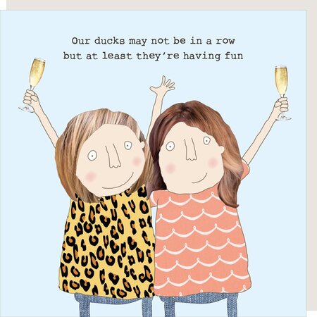 GF612 – Rosie made a thing wenskaart - ducks