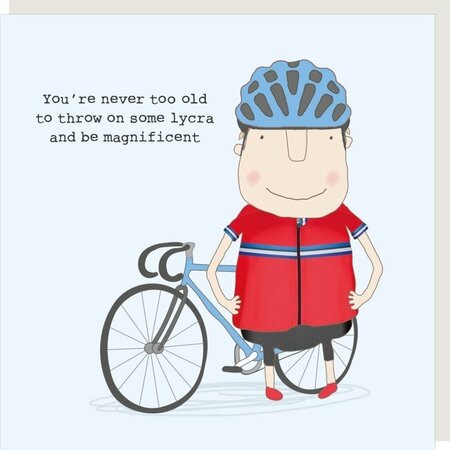 GF172 – Rosie made a thing wenskaart - lycra