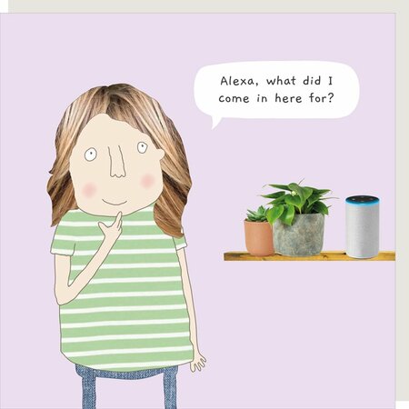 BB077 – Rosie made a thing wenskaart - alexa what