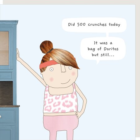 BB078 – Rosie made a thing wenskaart - crunches