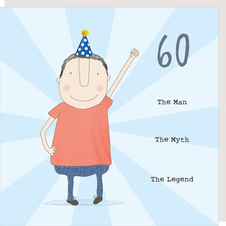 GFA067 – Rosie made a thing wenskaart - boy 60 myth