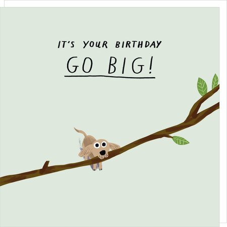 DD005 – Rosie made a thing Dog days wenskaart - go big