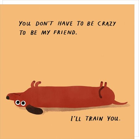 DD007 – Rosie made a thing Dog days wenskaart - train you