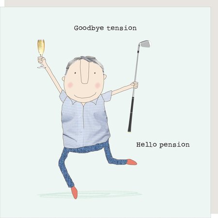 OCC006 – Rosie made a thing wenskaart - hello pension