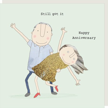 OCC003 – Rosie made a thing wenskaart - anniversary still got it