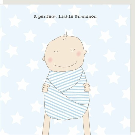 GF584 – Rosie made a thing wenskaart - perfect grandson