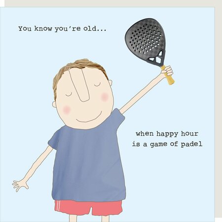 GF629 – Rosie made a thing wenskaart - padel