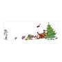 kerst CT114 Cache-Cache uitklapbare kaart - kerstman en kerstboom