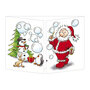 kerst CT138 Cache-Cache uitklapbare kaart - bellen blazen