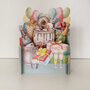MN008 Miniature pop-up kaart Feest