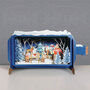 XMIB083 Message in a Bottle kerstkaart - dieren vieren kerst