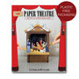 XPT005 kerstkaart en papieren theater - kerststal