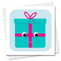 STR938 wenskaart Stripey Cats - fruit en vrienden Priscilla Present