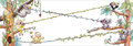 CT376 Cache-Cache uitklapbare kaart - social media jungle