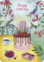 C133 Mila ansichtkaart - happy birthday taart